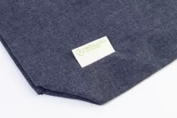 nákupní taška z recyklované bavlny tmavě modrá s potiskem loga - foto 4