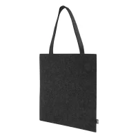 nákupní taška z RPET tmavě šedá s potiskem loga - foto 2