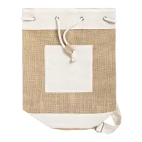 námořnický vak přírodní s potiskem loga - foto 2