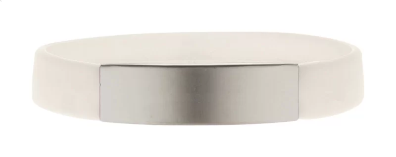 náramek bílá — reklamní předmět s vlastním potiskem náramek bílá s potiskem loga