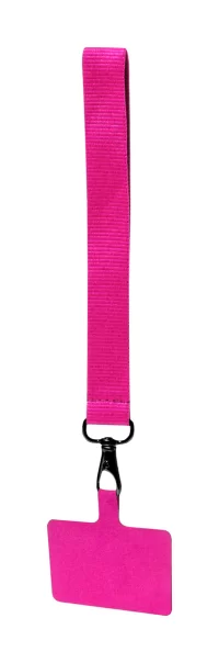 náramek na mobil růžová s potiskem loga - foto 2