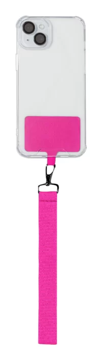náramek na mobil růžová s potiskem loga - foto 3