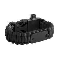 náramek na přežití černá s potiskem loga - foto 2