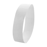 náramky (10 ks) bílá s potiskem loga