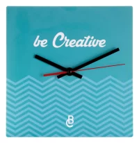 nástěnné hodiny bílá s potiskem loga - foto 10