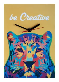 nástěnné hodiny bílá s potiskem loga - foto 3