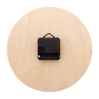 nástěnné hodiny na zakázku přírodní s potiskem loga - foto 3