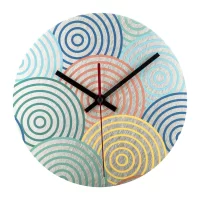 nástěnné hodiny stříbrná s potiskem loga - foto 4