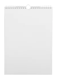 nástěnný kalendář na zakázku bílá s potiskem loga - foto 2