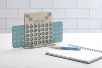 nekonečný kalendář na zakázku přírodní s potiskem loga - foto 5