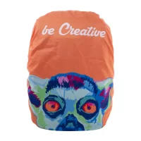 obal na batoh na zakázku bílá s potiskem loga - foto 5