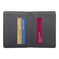 obal na kreditní karty černá s potiskem loga - foto 2