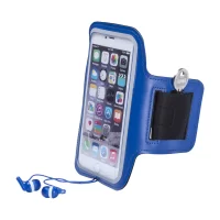 obal na mobil na paži modrá s potiskem loga - foto 3