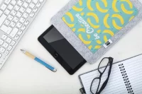 obal na tablet na zakázku bílá s potiskem loga - foto 5