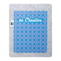 obal na tablet na zakázku bílá s potiskem loga