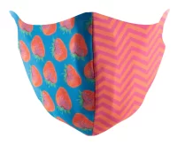 obličejová maska na zakázku černá s potiskem loga - foto 3