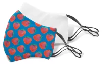 obličejová maska na zakázku černá s potiskem loga - foto 5