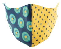 obličejová maska na zakázku modrá s potiskem loga - foto 7