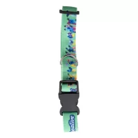 obojek pro psa na zakázku bílá s potiskem loga - foto 3