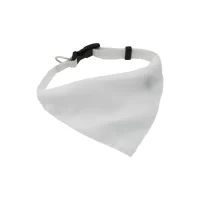 obojek se šátkem bílá s potiskem loga