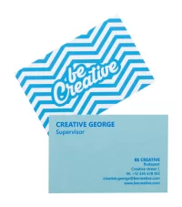 odolné vizitky na zakázku bílá s potiskem loga - foto 2