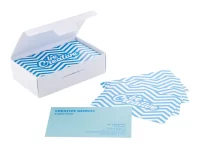 odolné vizitky na zakázku bílá s potiskem loga - foto 3