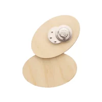 odznak s magnetem na zakázku přírodní s potiskem loga - foto 2