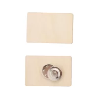 odznak s magnetem na zakázku přírodní s potiskem loga - foto 3