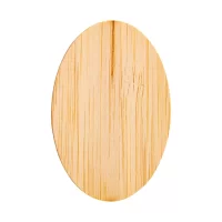 odznak z bambusu přírodní s potiskem loga - foto 2