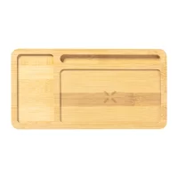 oganizér s bezdrátovou nabíjčkou přírodní s potiskem loga - foto 2