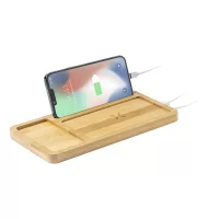 oganizér s bezdrátovou nabíjčkou přírodní s potiskem loga - foto 5