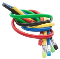 ohebná tužka žlutá s potiskem loga - foto 2