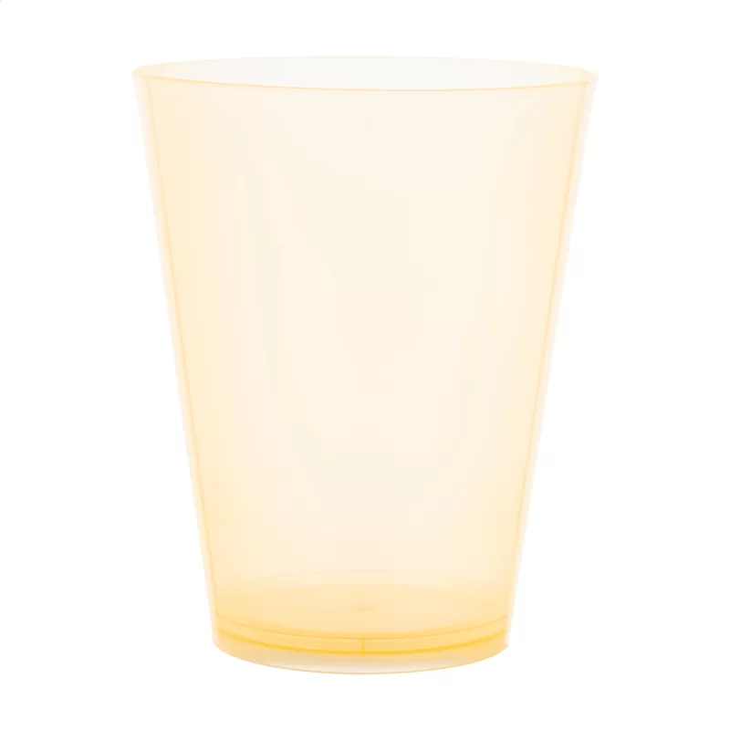 opakovaně použitelný kelímek na akce oranžová — reklamní předmět s vlastním potiskem opakovaně použitelný kelímek na akce oranžová s potiskem loga