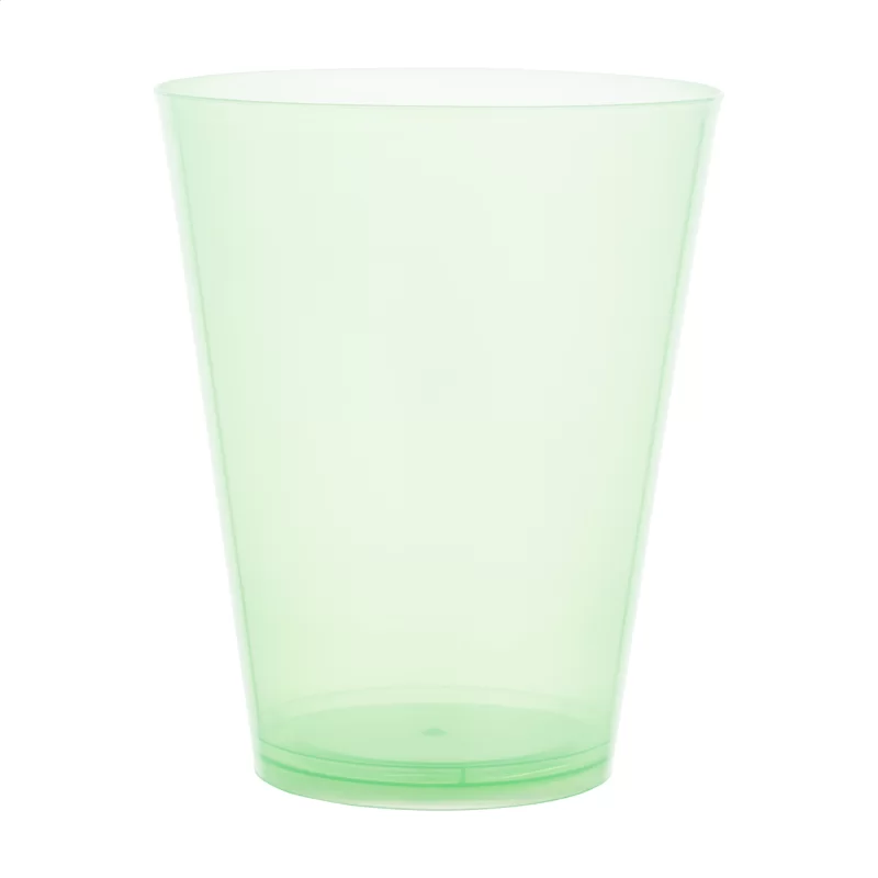 opakovaně použitelný kelímek na akce zelená — reklamní předmět s vlastním potiskem opakovaně použitelný kelímek na akce zelená s potiskem loga