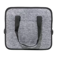 organizér do kufru z RPET šedá s potiskem loga - foto 5