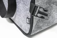 organizér do kufru z RPET šedá s potiskem loga - foto 8