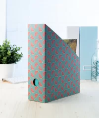 organizér na stůl na zakázku bílá s potiskem loga - foto 3