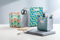 organizér na stůl na zakázku bílá s potiskem loga - foto 6