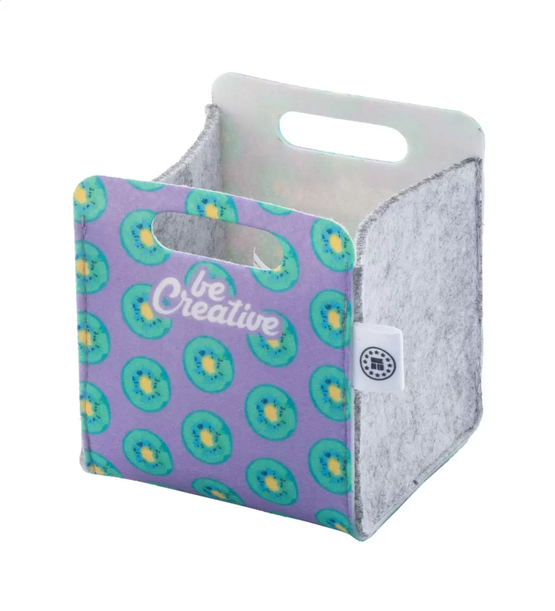 organizér na stůl na zakázku bílá s potiskem loga