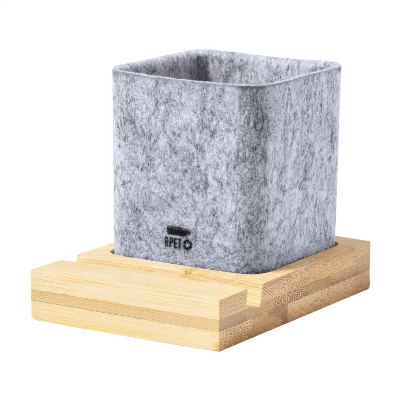 organizér na stůl přírodní s potiskem loga