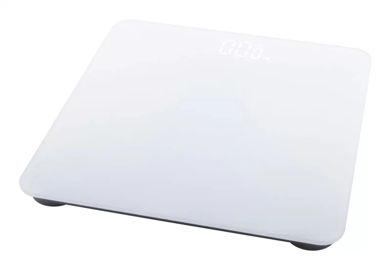 osobní váha bílá — reklamní předmět s vlastním potiskem osobní váha bílá s potiskem loga