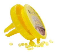 osvěžovač vzduchu do auta žlutá s potiskem loga - foto 2