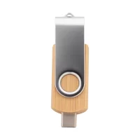 OTG USB flash disk přírodní s potiskem loga - foto 8