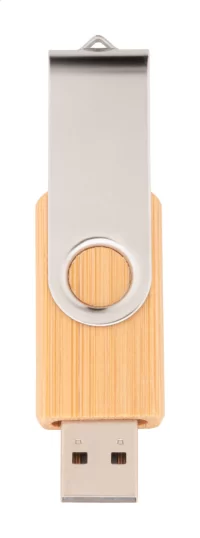 OTG USB flash disk přírodní s potiskem loga - foto 2