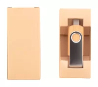 OTG USB flash disk přírodní s potiskem loga - foto 4
