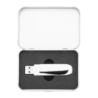 OTG USB flash disk stříbrná s potiskem loga - foto 5