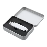 OTG USB flash disk stříbrná s potiskem loga - foto 2