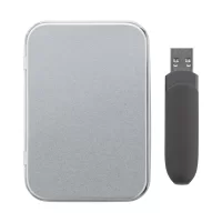 OTG USB flash disk tmavě šedá s potiskem loga - foto 4