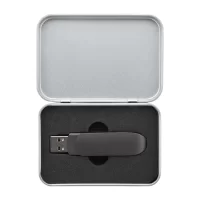 OTG USB flash disk tmavě šedá s potiskem loga - foto 5