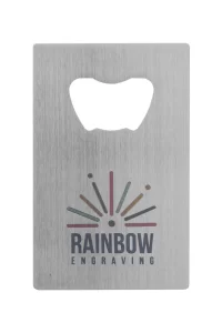 otvírák na láhve stříbrná s potiskem loga - foto 2